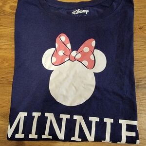 Womens Large Minnie Mouse Tee